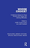 Cover: Whose Choice? - Routledge