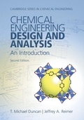 Cover: Chemical Engineering Design and Analysis - Cambridge University Press