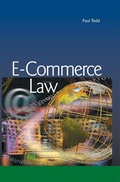 Cover: E-Commerce Law - Routledge Cavendish