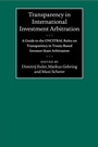Cover: Transparency in International Investment Arbitration - Cambridge University Press