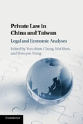 Cover: Private Law in China and Taiwan - Cambridge University Press