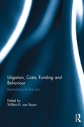 Abbildung von: Litigation, Costs, Funding and Behaviour - Routledge