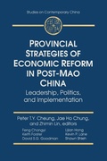 Cover: Provincial Strategies of Economic Reform in Post-Mao China - Routledge
