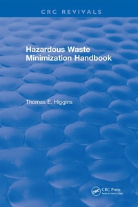 Abbildung von: Hazardous Waste Minimization Handbook - CRC Press
