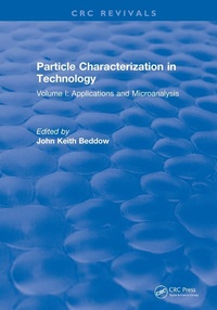 Enlarge image Cover: Particle Characterization in Technology - CRC Press