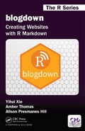 Cover: blogdown - Chapman & Hall/CRC