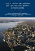 Cover: The Recent Archaeology of the Early Modern Period in Quebec City: 2009 - Routledge