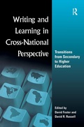 Cover: Writing and Learning in Cross-national Perspective - Routledge