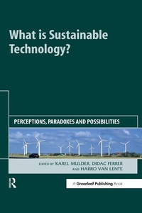 Enlarge image Cover: What is Sustainable Technology? - Routledge