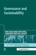 Cover: Governance and Sustainability - Routledge