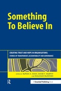 Cover: Something to Believe In - Routledge