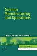Cover: Greener Manufacturing and Operations - Routledge