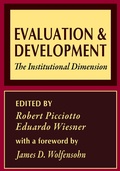 Cover: Evaluation and Development - Routledge