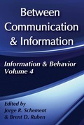 Cover: Between Communication and Information - Routledge