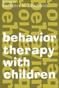Cover: Behavior Therapy with Children - Routledge