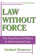 Cover: Law without Force - Routledge