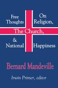 Cover: Free Thoughts on Religion, the Church, and National Happiness - Routledge