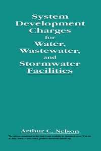 Abbildung von: System Development Charges for Water, Wastewater, and Stormwater Facilities - CRC Press