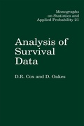 Cover: Analysis of Survival Data - Chapman & Hall/CRC