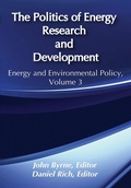 Cover: The Politics of Energy Research and Development - Routledge