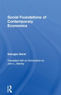 Cover: Social Foundations of Contemporary Economics - Routledge