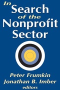 Cover: In Search of the Nonprofit Sector - Routledge