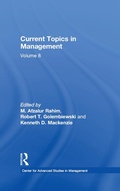 Cover: Current Topics in Management - Routledge