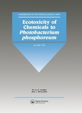 Cover: Ecotoxicity of Chemicals to Photobacterium Phosphoreum - Routledge