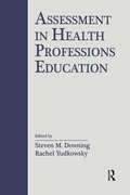 Cover: Assessment in Health Professions Education - Routledge