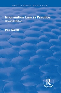 Abbildung von: Information Law in Practice - Routledge