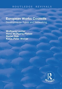Enlarge image Cover: European Works Councils - Routledge