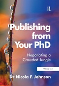 Cover: Publishing from Your PhD - Routledge