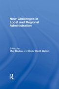 Cover: New Challenges in Local and Regional Administration - Routledge