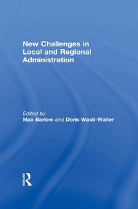 Enlarge image Cover: New Challenges in Local and Regional Administration - Routledge