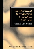 Cover: An Historical Introduction to Modern Civil Law - Routledge