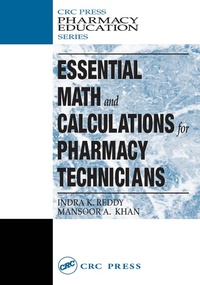 Enlarge image Cover: Essential Math and Calculations for Pharmacy Technicians - Routledge