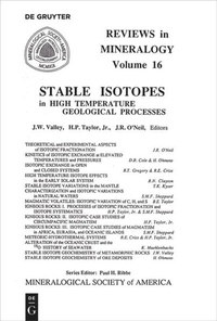 Enlarge image Cover: Stable Isotopes in High Temperature Geological Processes - De Gruyter