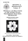 Cover: Minerals and Reactions at the Atomic Scale - De Gruyter