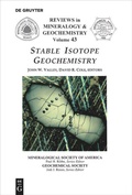 Cover: Stable Isotope Geochemistry - De Gruyter