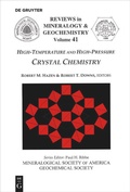 Cover: High-Temperature and High Pressure Crystal Chemistry - De Gruyter