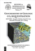 Cover: Geochemistry of Geologic CO2 Sequestration - De Gruyter