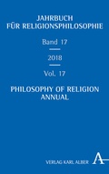 Cover: Jahrbuch f&uuml;r Religionsphilosophie - Karl Alber Verlag