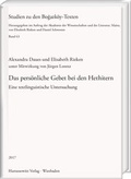 Cover: Das pers&ouml;nliche Gebet bei den Hethitern - Harrassowitz Verlag