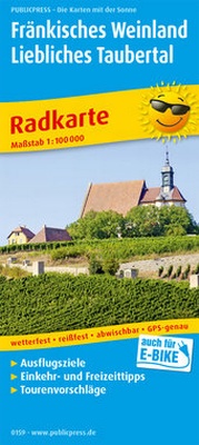 Abbildung von: Fränkisches Weinland - Liebliches Taubertal, Würzburg - Tauberbischofsheim - Freytag-Berndt und ARTARIA