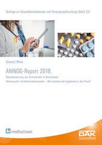 Enlarge image Cover: AMNOG-Report 2018 - medhochzwei Verlag