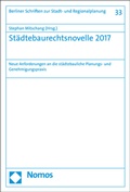 Abbildung von: Städtebaurechtsnovelle 2017 - Nomos