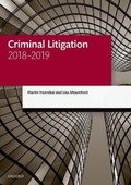 Cover: Criminal Litigation 2018-2019 - Oxford University Press