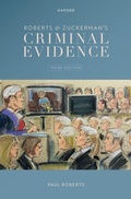 Cover: Roberts & Zuckerman's Criminal Evidence - Oxford University Press