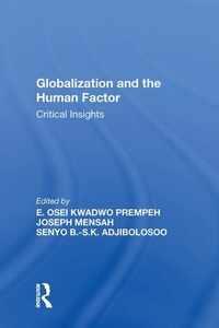 Enlarge image Cover: Globalization and the Human Factor - Routledge