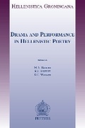 Cover: Drama and Performance in Hellenistic Poetry - Peeters Publishers